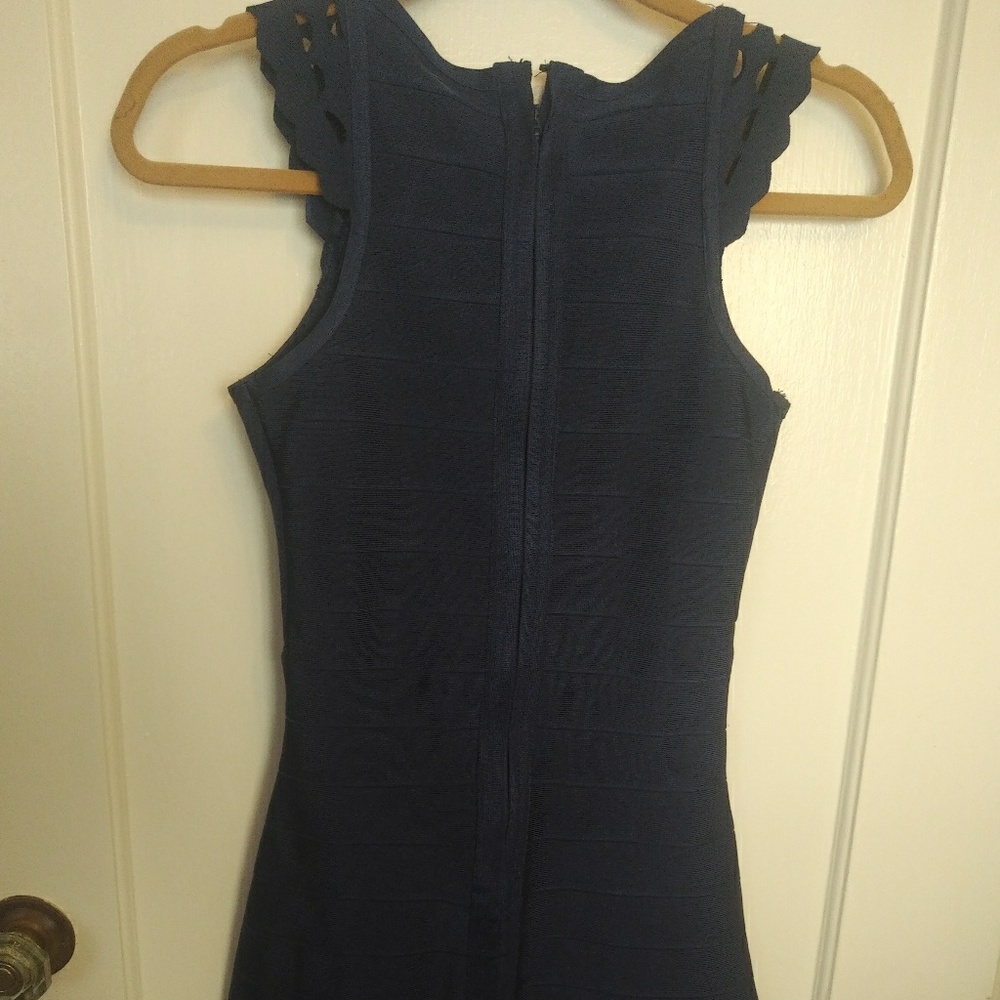 Simbisai Sky blue bandage dress